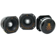 Mr. Dj HDT1000B - 4"Inch Titanium Bullet High Compression Horn Tweeter (Black)