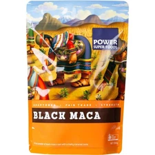 NEW Power Super Foods Black Maca Powder 250g Certified Organic