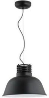 Schwarz Moderne HäNgelampe Pendelleuchte 1X60W/E27 41X90 [Cm]