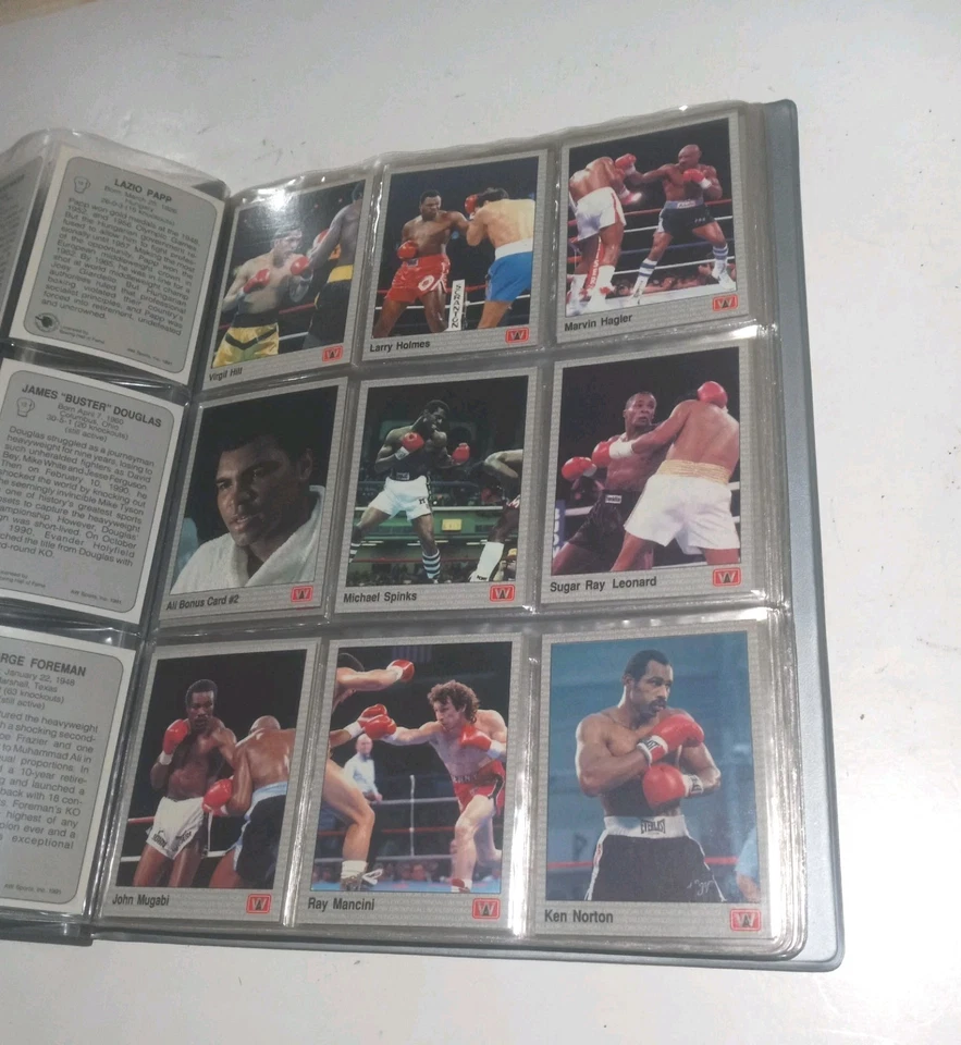 1991 All World Boxing Complete 149 card Factory Set in Limited Edition Binder - Image 3 of 4