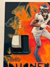 2024 Absolute Burners Tri-Color Jersey Patch Devonta Smith 13/99-EAGLES, ALABAMA