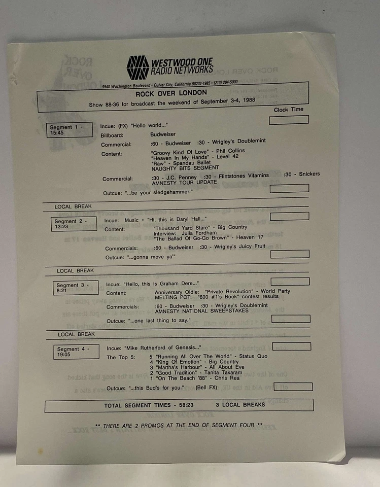 Phil Collins - Status Quo - Level 42 - Rock Over London - 2LP - Vinyl - RL-8836 - Image 3 of 4