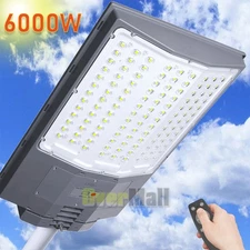 IP65 LED Solar Lights Outdoor Motion Sensor Security Wall Street Lamp Light+Pole