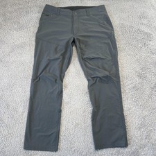 Kuhl Pants Mens 36x31 Gray SILENCR Cargo Stretch Microfiber Travel Performance