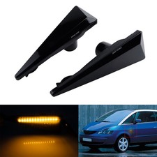 2x Schwarz Linse LED seitenanzeige Seitenblinker für Renault Espace IV JK 02-14