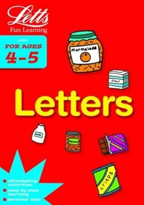 Letters Age 4-5 (Letts Fun Learning), Various, Used; Good Book
