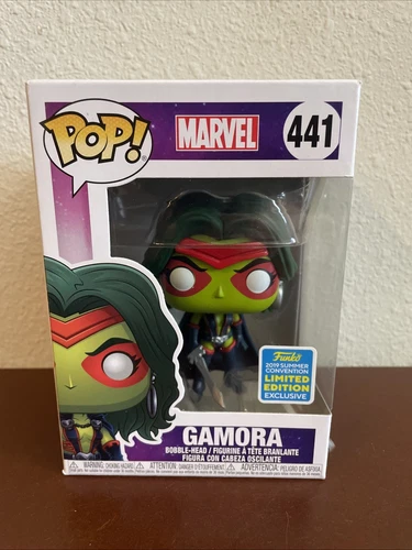 Funko Pop! Marvel - Guardianes de la Galaxia: Gamora #441 (Convención de Verano del 19)