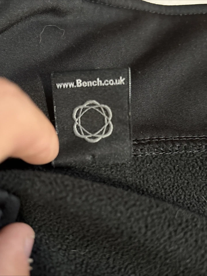 男式 BENCH 黑色夹克拉链前中号 — 第 4/4 张图片