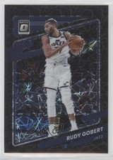 2021-22 Panini Donruss Optic Black Velocity Prizm 19/39 Rudy Gobert #3 hs9