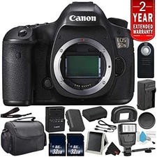 Canon EOS 5DS Digital SLR Camera 0581C002 (Body Only)- Bundle with 32GB Memory