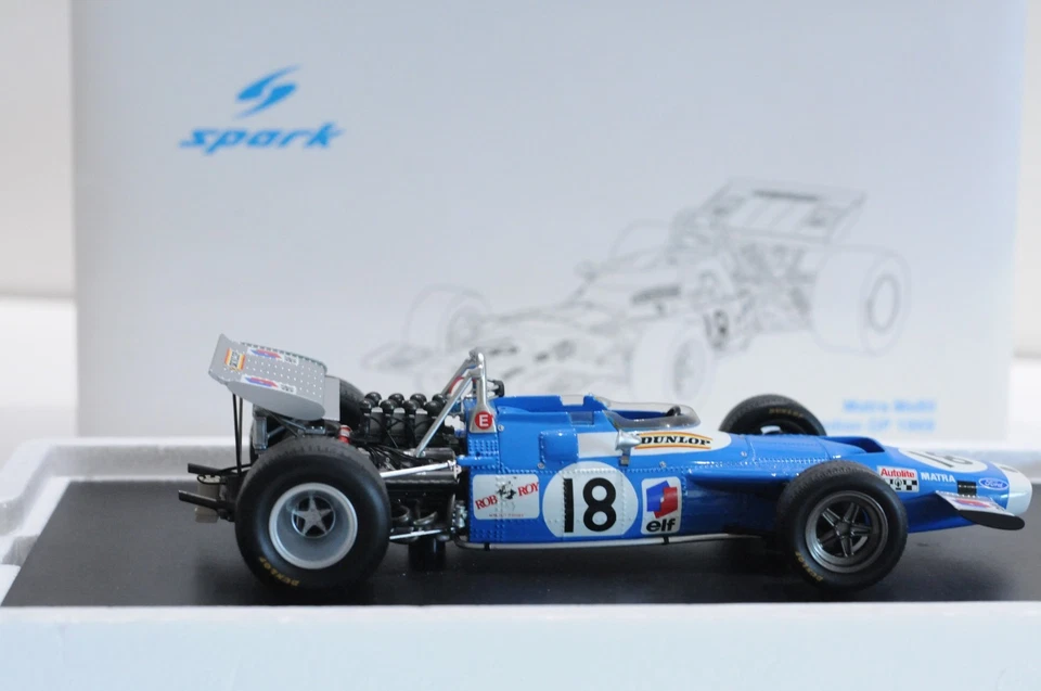 SPARK MATRA MS80 4TH CANADIAN GP 1969 #18 JEAN-PIERRE BELTOISE SCALE 1:18 MODEL - Image 3 of 4