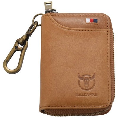 Leder Herren & Damen Schlüssel Geldbörse Unisex RFID Blocking Business Schlüsseletui3686