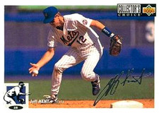 1994 Collector's Choice SILVER SIGNATURE #159 Jeff Kent New York Mets HOF
