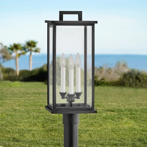 Hinkley Weymouth 22 1/4" High Black Outdoor Post Light - Picture 1 of 3