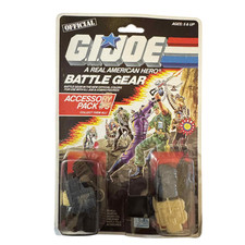 Vintage 1986 GI Joe Battle Gear Accessory Pack  5 ARAH Carded POP Cut