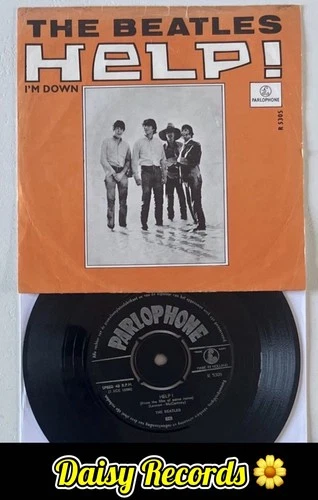 The Beatles - Help! 1st Dutch 7” w/Sandwich Picture Sleeve R5305 EX/VG+