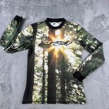 Burton DRYRIDE Shirt Mens Medium Forest Photo Sunburst Baselayer Long Sleeve AOP