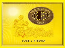 SUPER BIG Cuban Cigar Label of Jose L. Piedra. Havana Collectibles