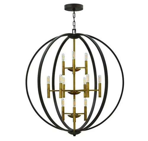 Hinkley 3469SB 41" 12-Light Orb Chandelier in Spanish Bronze - Picture 1 of 2