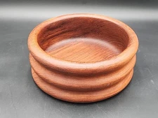 Vintage KALMAR Teak Wood Round Serving Salad Bowl