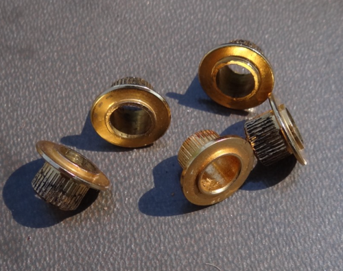 5 Vintage 1976 Kluson Sealfast Gold Ferrules 5/16  Gibson Johnny Smith - Picture 12 of 12