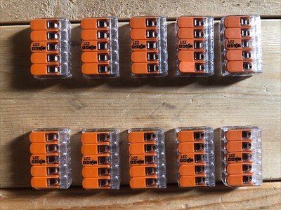 WAGO 221-415 Terminals Series Splicing 5-wire Connector QTY 15  ''SHIPS FREE''