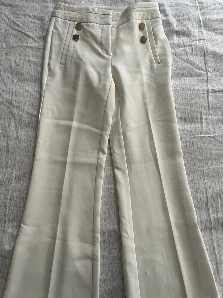 XOXO Women's White PANTS TROUSERS SZ 0 - Image 2 of 4