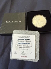 Silver Shield 2024 Pax Romana Members Only Extremely Rare COA 71/234