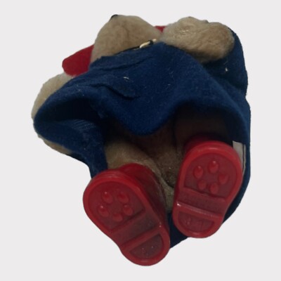 Paddington Bear (Red Hat Blue Coat) - Eden Toys - Made in Korea