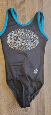 Snowflake LEOTARD GYMNASTICS Child Small Free Shipping BEACHES