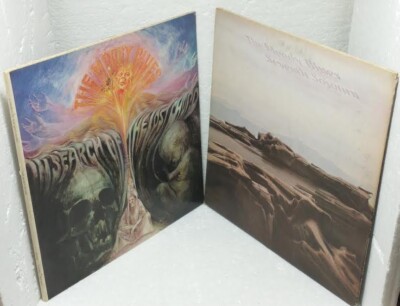 Pair MOODY BLUES: 7th & LOST CHORD LPs Threshold/Deram '68&'72 EXCELLENT NO TEST
