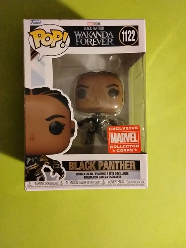 Funko POP! Black Panther #1122 Wakanda Forever Marvel Collector Corps Exclusive