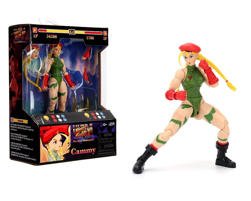 Jada Action Figure 6″ Cammy Ultra Street Fighter II: The Jada Action Figure 6″ Cammy Ultra Street Fighter II: The