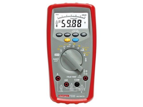 SEFRAM7335 Digitaler Multimeter 3X/S Vdc: 60M/600V Vac: 60M/1000V Sefram-image