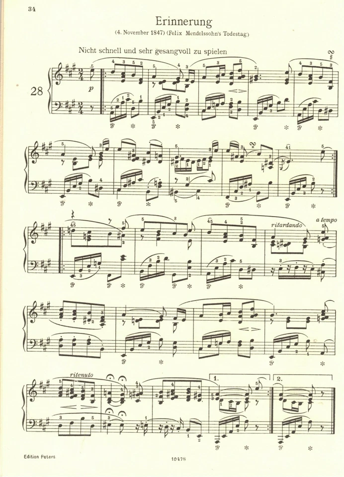Schumann Album For Young Opus 68 Piano Sheet Music Book - Image 4 of 4