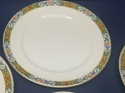 Vintage Alfred Meakin China Set/4 Plates in 3 Various Sizes