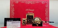 Limited Edition S.T. Dupont Teatro Black Lacquer Five Piece Collector Set 10/250