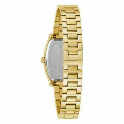 $350 MSRP | Bulova 97P148 Women’s Tonneau Diamond Accented Gold Ladies Watch Bulova Women main image 4