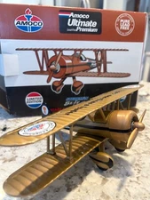 Amoco Vintage Die Cast Airplane Bank