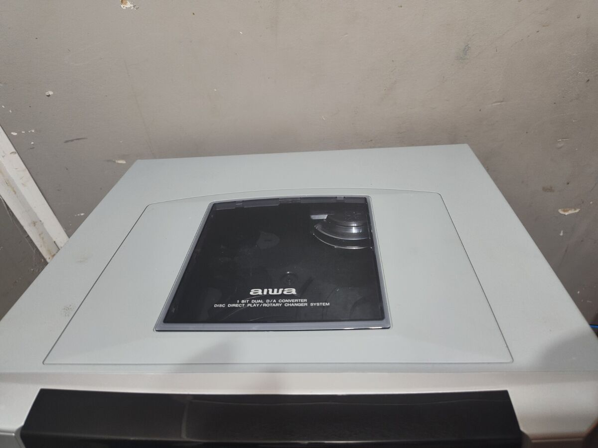 INCOMPLETE) AIWA CX-ZL500 5 Disc CD Sound system (DAMAGED INCOMPLETE) AIWA CX-ZL500 5 Disc CD Sound system (DAMAGED