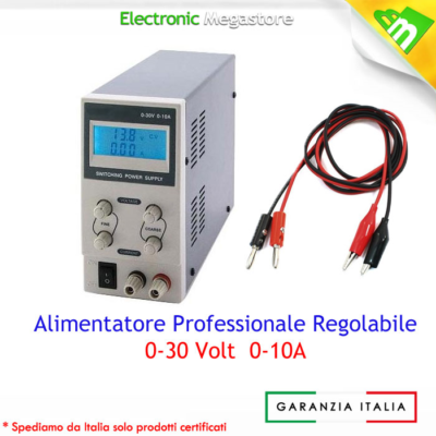 LU006 - KIT - Alimentatore da banco tensione e corrente variabile - Elettronica Club