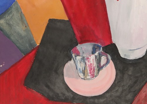 Modern original gouache painting still life - Picture 10 of 13