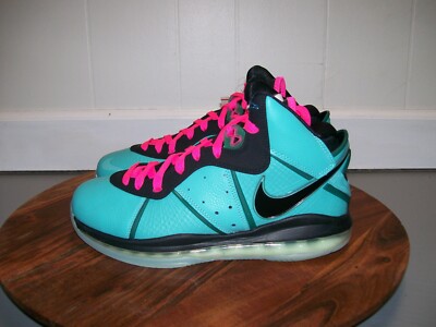 NEW SZ 9 Nike Lebron 8 VIII South Beach CZ0328-400 IV XV X 1 XX Pre Heat AS BHM