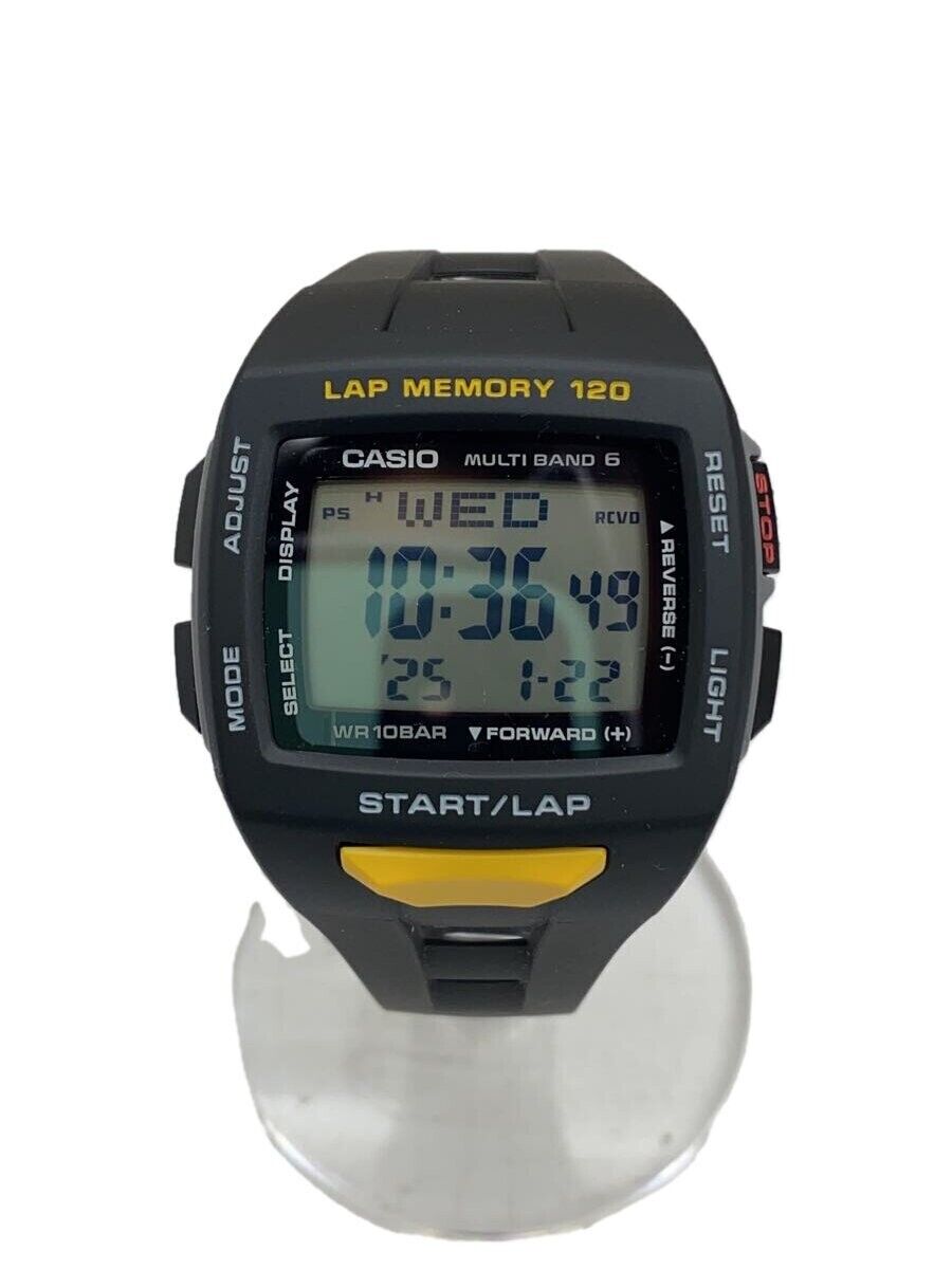 CASIO PHYS LAP MEMORY 120 STW-1000-1JF Solar Radio Men's CASIO PHYS LAP MEMORY 120 STW-1000-1JF Solar Radio Men's