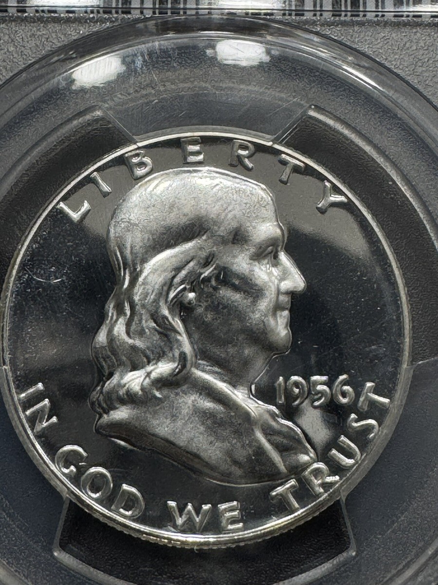 1956 Proof Type Franklin Half Dollar, PCGS PR67, Looks Cameo