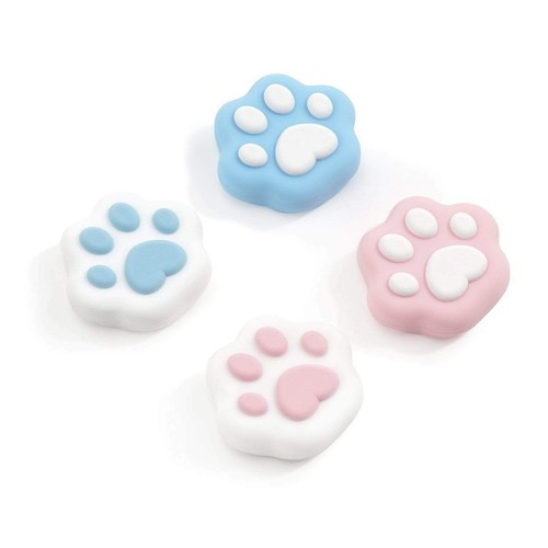 GeekShare Button Caps Thumb Grip Joystick Caps for Nintendo Switch/Oled Cat Paw - Picture 15 of 16