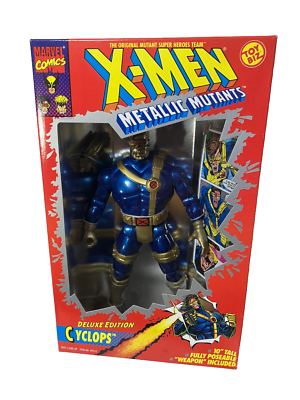 アメコミ X-Men Deluxe Edition CYCLOPS X-MEN DELUXE 10 INCH METALLIC MUTANTS CYCLOPS ACTION FIGURE