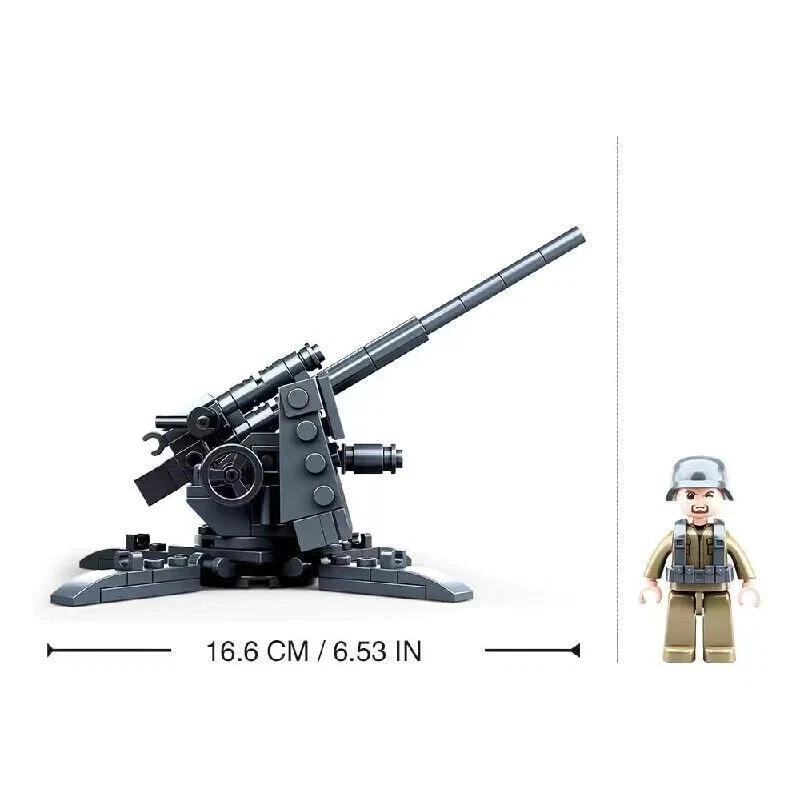 Building Blocks SLUBAN M38-B0852 German 88MM anti tank gun Toys - Image 4 of 4
