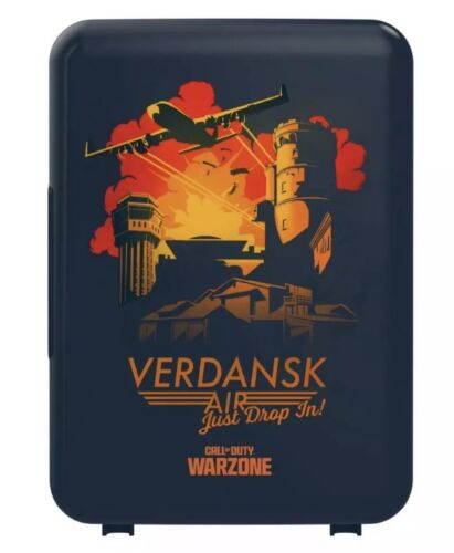 Brand New! COD Call Of Duty WARZONE Verdansk Air 6 Can Mini Fridge - Picture 1 of 3