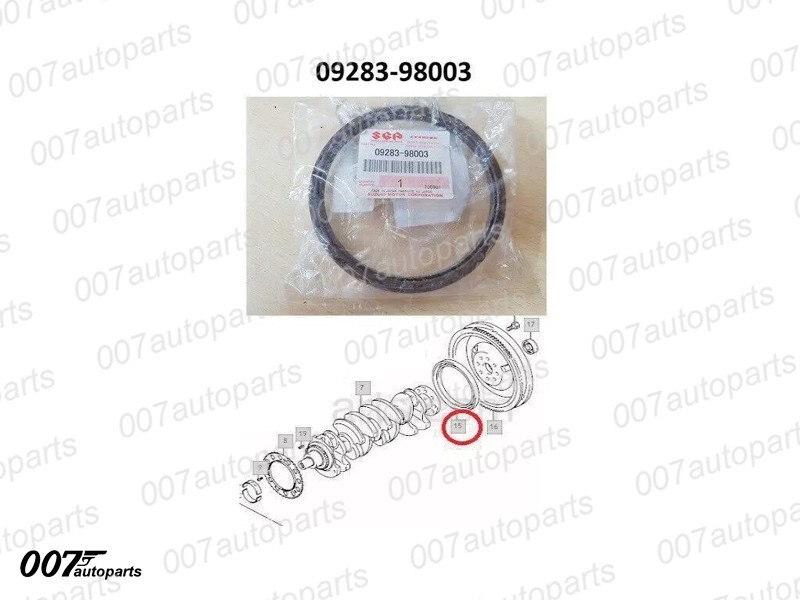 Oil Seal Crank/Flywheel Fits 09-13 Suzuki Grand Vitara Kizashi 2.4
